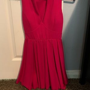 Womens Pink Skater Dress